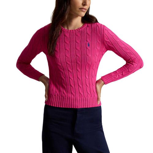 Polo Ralph Lauren Cable-Knit Cotton Crewneck Sweater